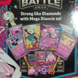 Pokemon Trading Cards Mega Battle Deck Box DIANCIE ex Play Level 2 - Image 4