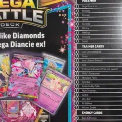 Pokemon Trading Cards Mega Battle Deck Box DIANCIE ex Play Level 2 - Image 5