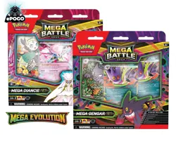 SHIPPED TODAY! Pokemon Mega Battle Deck Gengar & Diancie ex (Set of 2) ME4 NEW! - Image 1
