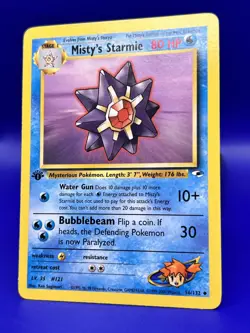 Pokemon Card Gym Heroes - 1st Edition Misty’s Starmie 56/132 Near Mint- NM - Image 2