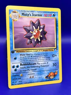 Pokemon Card Gym Heroes - 1st Edition Misty’s Starmie 56/132 Near Mint- NM - Image 3