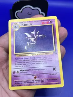 Haunter Pokemon Card Fossil Set Unlimited 21/62 Rare Non-Holo LP- - Image 4
