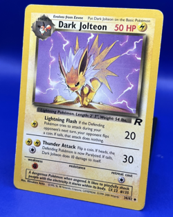 2000 Pokemon Card Dark Jolteon 38/82 Team Rocket LP MP - Image 2