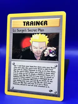 Pokemon Card Gym Challenge Unlimited Lt. Surge's Secret Plan 107/132 NM- - Image 2