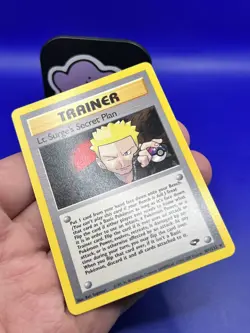 Pokemon Card Gym Challenge Unlimited Lt. Surge's Secret Plan 107/132 NM- - Image 3
