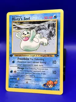 Pokemon Card 1st Edition Misty’s Seel 91/132 - Gym Challenge - Near Mint NM - Image 2