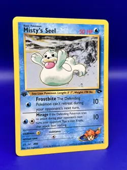 Pokemon Card 1st Edition Misty’s Seel 91/132 - Gym Challenge - Near Mint NM - Image 3