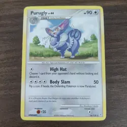 Purugly 36/130 - MP Diamond & Pearl - 2007 Rare Pokemon TCG Card - Image 1