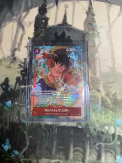 One Piece Monkey D. Luffy Card Game OP12-015 SR Alt Art NM - Image 2