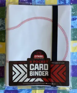 Citadel 12" Baseball Trading Card Album Binder with 20 Sheets, Side-Load Pockets - Image 2