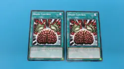 2x BRAIN CONTROL SPELL CARD UNLIMITED OP28-EN022 COMMON YUGIOH PACK FRESH - Image 1