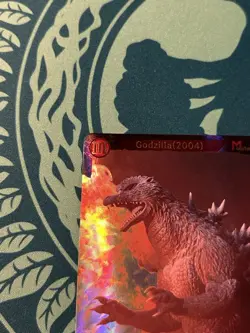 Godzilla 2004 EBP01-008+ SP Gold Textured Foil Godzilla Card Game 1st Edition - Image 4