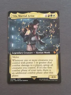 Tifa, Martial Artist 188 EXTENDED ART-MTG Final Fantasy-NM-Regular Finish - Image 1