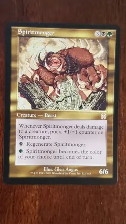Spiritmonger Apocalypse EX/LP 121/143 MTG Magic the Gathering Creature Rare - Image 3