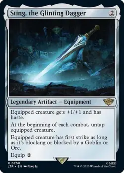 Sting, the Glinting Dagger -Foil Light Play MTG - Image 1