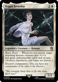Tegan Jovanka (Surge Foil) -Foil Light Play MTG Universes Beyond: Doctor Who - Image 1