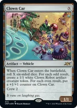 Clown Car (Galaxy Foil) -Foil Light Play MTG Unfinity - Image 1