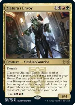 Ziatora's Envoy -Foil Light Play MTG Streets of New Capenna - Image 1