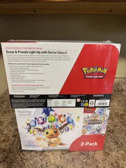 Pokemon Prismatic Evolutions Elite Trainer Box & Booster Bundle Costco 2 Pack X2 - Image 2