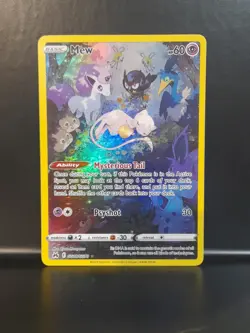 Pokemon TCG Mew #GG10/GG70 Crown Zenith Galarian Gallery Lp Condition Full Art - Image 1