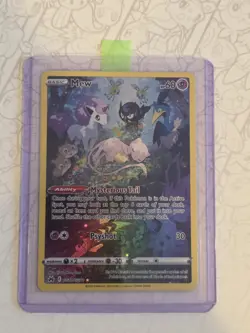 Pokemon Mew TCG Crown Zenith Holo Card Galarian Gallery GG10/GG70 - Image 1