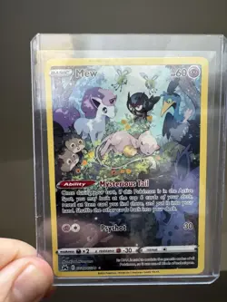 Pokemon TCG Mew GG10/GG70 Crown Zenith: Galarian Gallery Sleepy Mew - Image 1