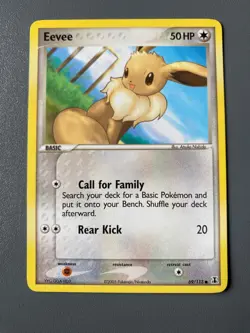 Eevee 69/113 Common EX Delta Species Pokemon - Image 1