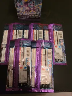 Pokemon TCG Korean Violet EX 5x Booster Packs new sealed from a newly opened box - Image 2