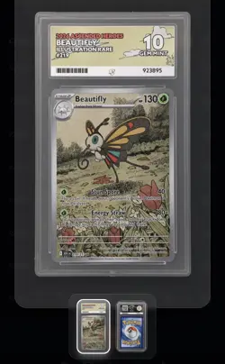 Beautifly 219/217 Ascended Heroes Pokemon Card Full Art ACE 10 - Image 1