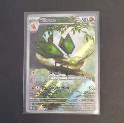 Pokemon Vibrava 206/191 Sv08: Surging Sparks Holo Illustration Rare - Image 1