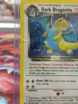Dark Dragonite Pokemon Card 70 HP No. 149 - Image 5