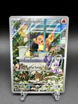 Charmander SVP 044 Black Star Promo Full Art Pokemon Card Near Mint Rare Holo - Image 1