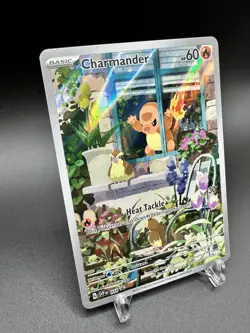 Charmander SVP 044 Black Star Promo Full Art Pokemon Card Near Mint Rare Holo - Image 3