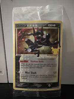 2021 Pokemon Celebrations Greninja Gold Star SWSH144 Black Star Promo - Sealed - Image 1