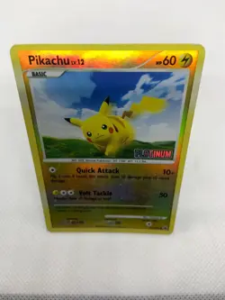 Pokemon Pikachu LV.12 70/100 Platinum Base Set - Reverse Holo Stamped - Image 3