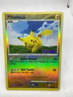 Pokemon Pikachu LV.12 70/100 Platinum Base Set - Reverse Holo Stamped - Image 5