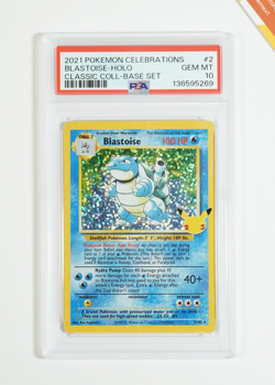 Pokemon PSA 10 Blastoise #2 Holo Celebrations Classic Collection 2021 English - Image 1
