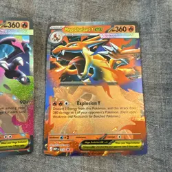 Mega Charizard X Ex 029 & Mega Charizard Y Ex 030 Black Star Promo Pokemon - Image 3