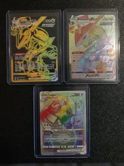 Ultra Rare 3 Card Pokemon Lot. Holo Foil . Ex-Condition - Image 1