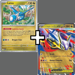 Mega Latias ex 100/132 & Latios 101/132 - Mega Evolution - Pokemon TCG - NM - Image 1