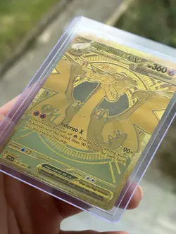 Mega Charizard X EX 130/094 Gold Secret Rare Pokemon Card NM+ | MINT CONDITION - Image 1