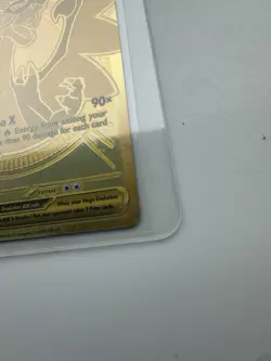 Mega Charizard X EX 130/094 Gold Secret Rare Pokemon Card NM+ | MINT CONDITION - Image 5