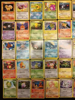 Pokemon - Assorted Vintage / Mid Era Bulk Bundle MP-HP 100 Cards - Image 3