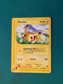 Pikachu 124/165 Non Holo from Pokemon Expedition LP - Image 1