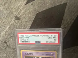 PSA 10 GEM MINT 1998 Pokemon Japanese Mewtwo Vending Series 3 #150 - Image 3