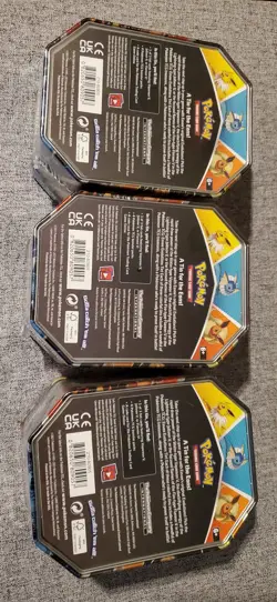Pokemon TCG Jolteon V Flareon V Vaporeon V Tins Set Of 3 Eeveelutions Sealed 820650829055 - Image 4