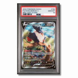 Pokemon Card English - Honchkrow V #162 - SWSH Brilliant Stars - PSA 10 - Image 2