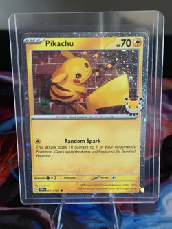 Pikachu 51/162 Stamped 2026 Pokemon Day 30th Anniversary Promo TCG - Image 1