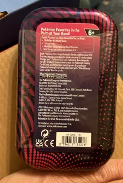 Pokemon Brand New Mega Heroes Mini Tin Mega Evolution BRAND NEW SEALED - Image 3