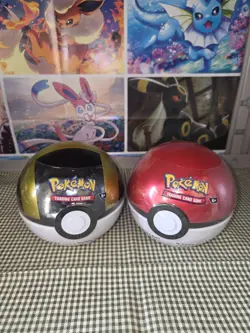 PokeBall Tin E25 (X2) - Pokemon TCG 2025 Pokeball Tin - Ultra Ball and Poke Ball - Image 1